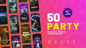 Videohive Party Instagram Stories Product Promo template preview
