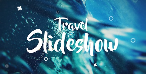 Travel Slideshow Video Displays template preview
