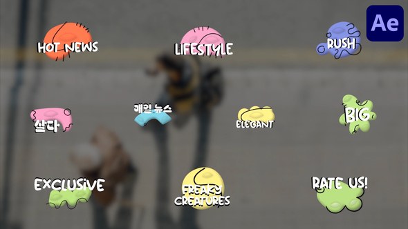 Videohive Freaky Creatures Titles | After Effects Titles template preview