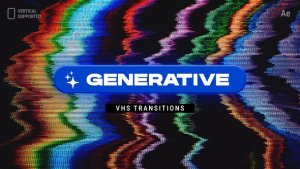 Videohive Generative VHS Transitions | Vertical | After Effects Elements template preview