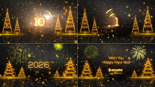Videohive New Year Countdown 2025 55906172 Openers template preview