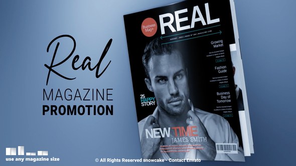 Videohive Magazine Promotion - Real Product Promo template preview