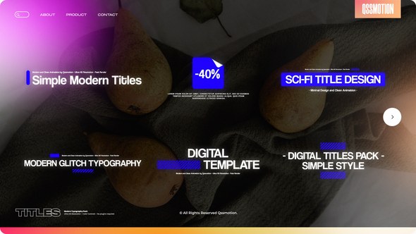 Videohive Modern Glitch Titles 42581531 Titles template preview