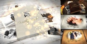 Album of memories and Wedding book bundle Video Displays template preview