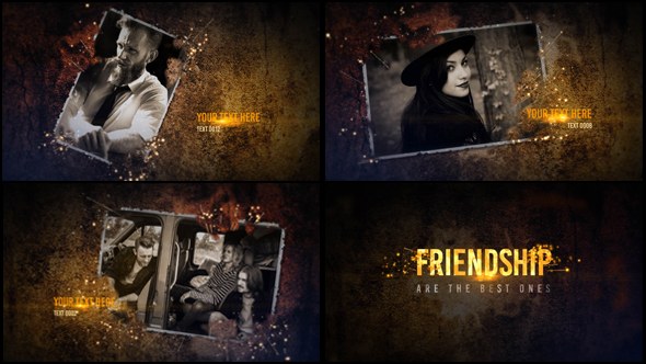 Videohive Friendship Slideshow Video Displays template preview