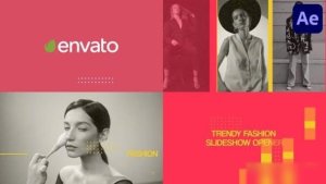 Videohive Trendy Fashion Slideshow Opener for After Effects Openers template preview