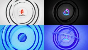 Videohive Business Circles Logo Reveals Logo Stings template preview