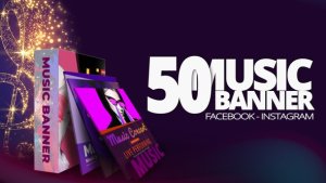 Videohive 50 Music Banners Ad Product Promo template preview