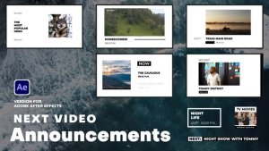 Videohive Next Video Announcements Broadcast-packages template preview