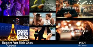 Videohive Elegant Fast Slideshow Openers template preview