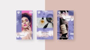 Videohive Beauty Products Instagram Stories Product Promo template preview