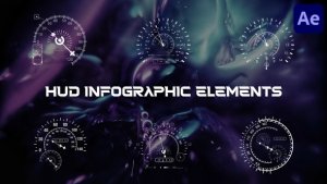 Videohive HUD Infographic Elements for After Effects Elements template preview