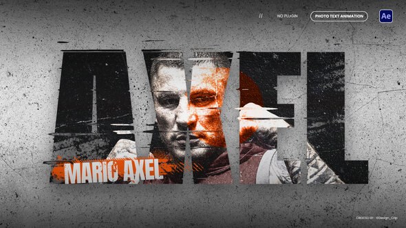 Videohive Photo Text Animation Openers template preview