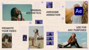 Videohive Minimalistic Pastel Openers template preview