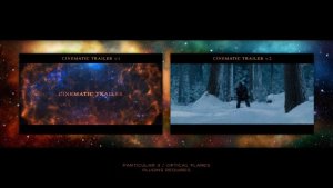 Cinematic Trailer Video Displays template preview