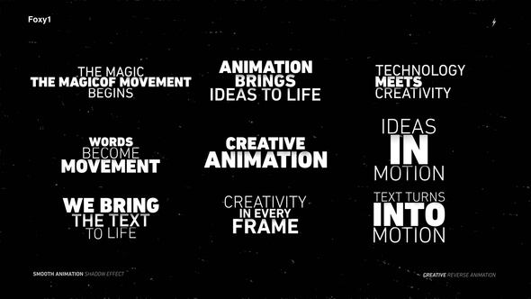 Videohive Text Animation // After Effects Titles template preview