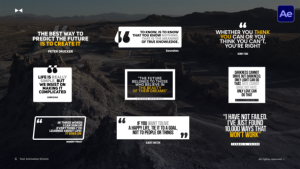 Videohive Quotes Animation Text  AE Titles template preview