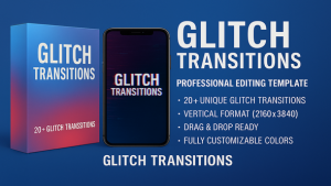 Videohive Instagram Reels Glitch Transitions and Overlays Collection Elements template preview