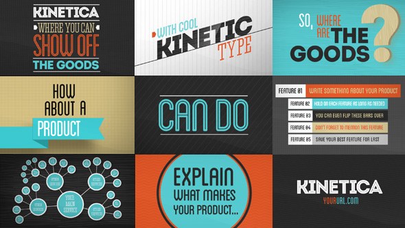 Kinetica - After Effects Project (Videohive) Openers template preview