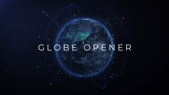 Videohive Globe Opener Titles template preview