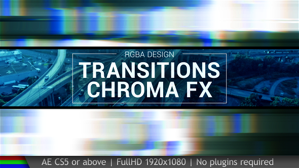 Transitions Video Displays template preview