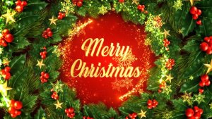 Christmas Greetings Video Displays template preview