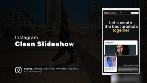 Videohive Instagram Clean Slideshow Openers template preview