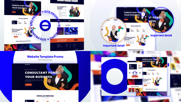 Videohive Modern Design Site Presentation Product Promo template preview