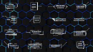 Videohive Hud Glass Call Outs Pack Infographics template preview