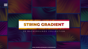 Videohive 20 String Gradient Backgrounds Elements template preview