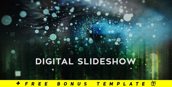 Videohive Cinematic Digital Slideshow Video Displays template preview