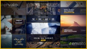 Videohive Elegant Slides and Titles Video Displays template preview