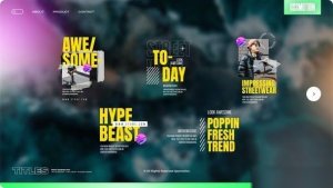 Videohive On Wall Titles Titles template preview