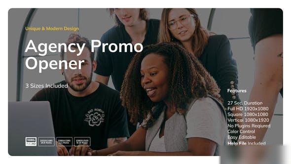 Videohive Agency Promo Opener Openers template preview