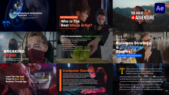 Videohive Paragraph & Title Pack Titles template preview