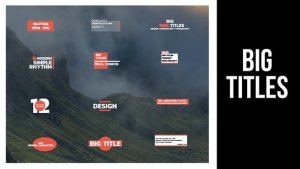 Videohive Big Titles | AE 47355081 Titles template preview