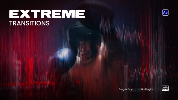Videohive Extreme Transitions Elements template preview