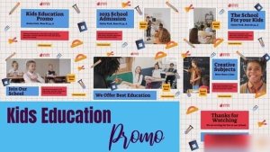 Videohive Minimal Kids Education Promo Openers template preview