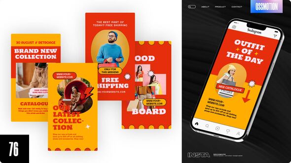 Videohive Sale Instagram Reels Product Promo template preview