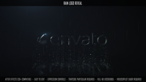 Videohive Rain Logo Reveal Logo Stings template preview