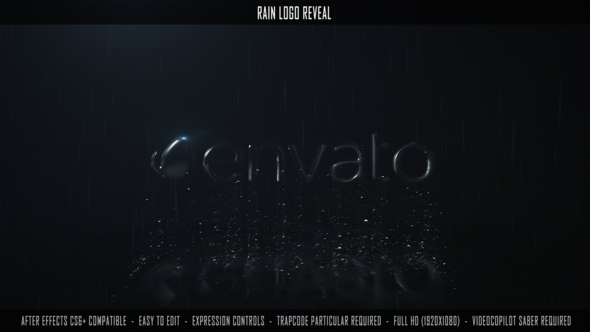 Videohive Rain Logo Reveal Logo Stings template preview