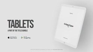 Videohive Titles - Tablets Product Promo template preview