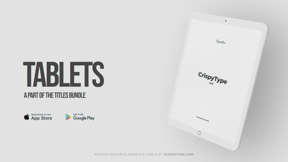 Videohive Titles - Tablets Product Promo template preview