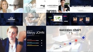 Videohive Business Promo 23430076 Video Displays template preview