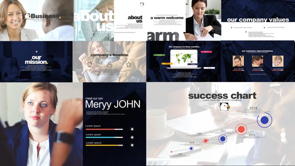 Videohive Business Promo 23430076 Video Displays template preview