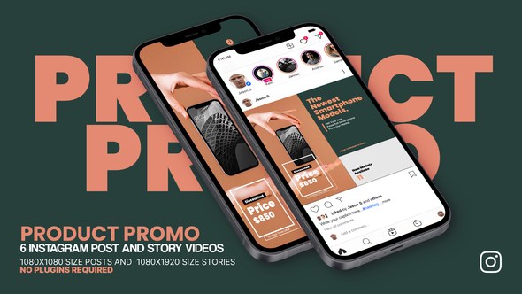 Videohive Product Promo Social Post And Story Product Promo template preview