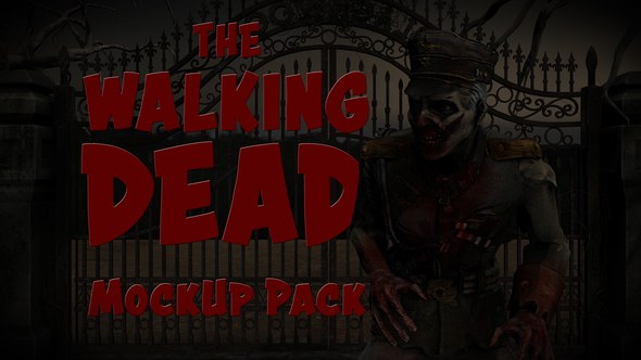 Videohive The Walking Dead Mockup Pack Logo Stings template preview