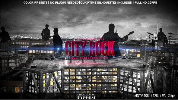 Videohive City Rock Openers template preview