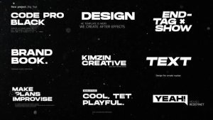 Videohive Big Text // After Effects Titles template preview