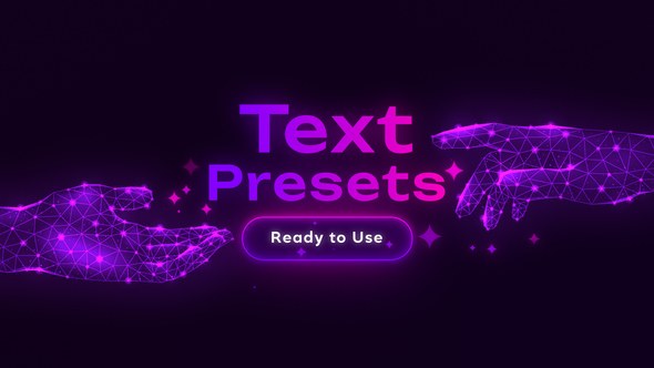 Videohive Text Presets - Modern Pack Titles template preview